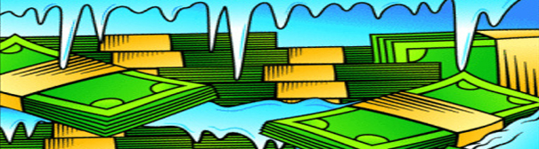 Cold Cash: Cash in a freezer