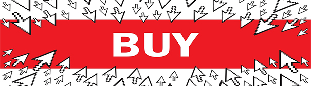 Mouse icons pointing towards a "Buy" icon
