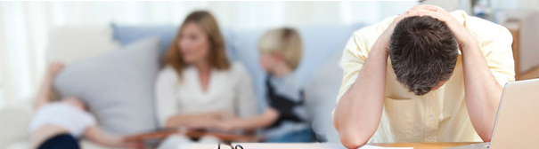 Photo: struggling to pay bills