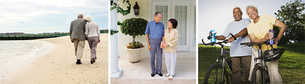 Photo of elderly couples