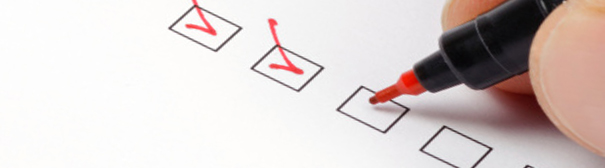 Photo: Checked boxes