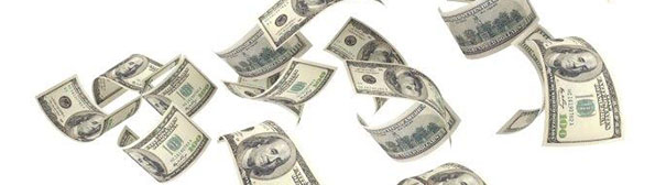 Image of falling money