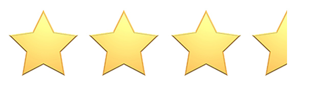 3 1/2 star illustration