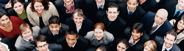 Photo of a crowd of people