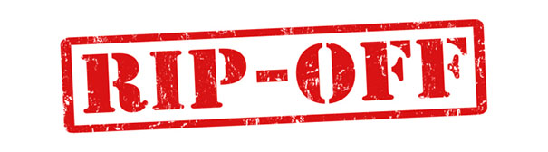 Text that says "Rip-off"