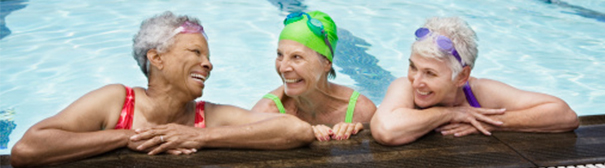 Ladies in swimming pool
