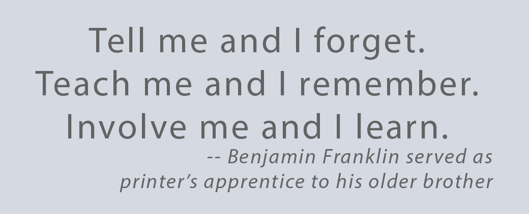 Benjamin Franklin callout