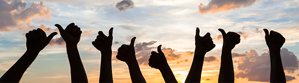 Photo of thumbs up