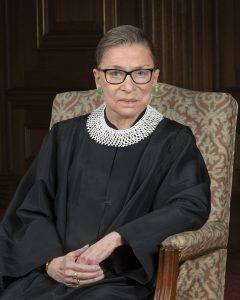 Ruth Bader Ginsburg's headshot